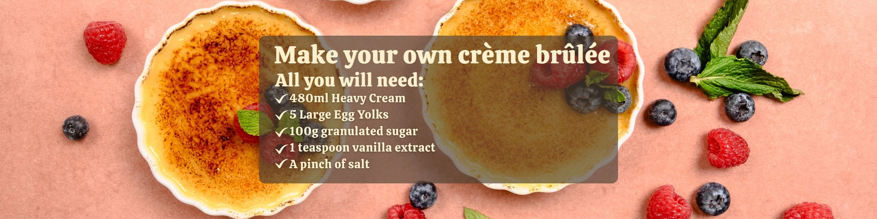 Make Your Own Crème Brûlée