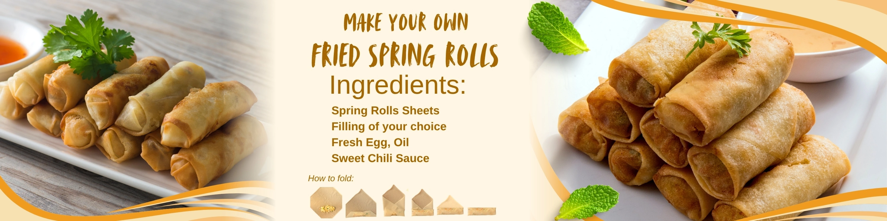 Make Your Own - Fried Spring Rolls