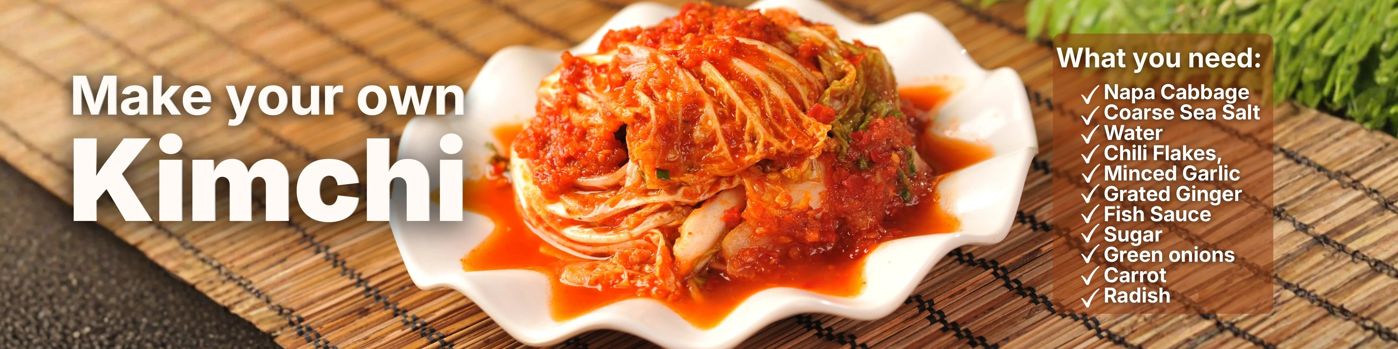 Make Your Own - Kimchi