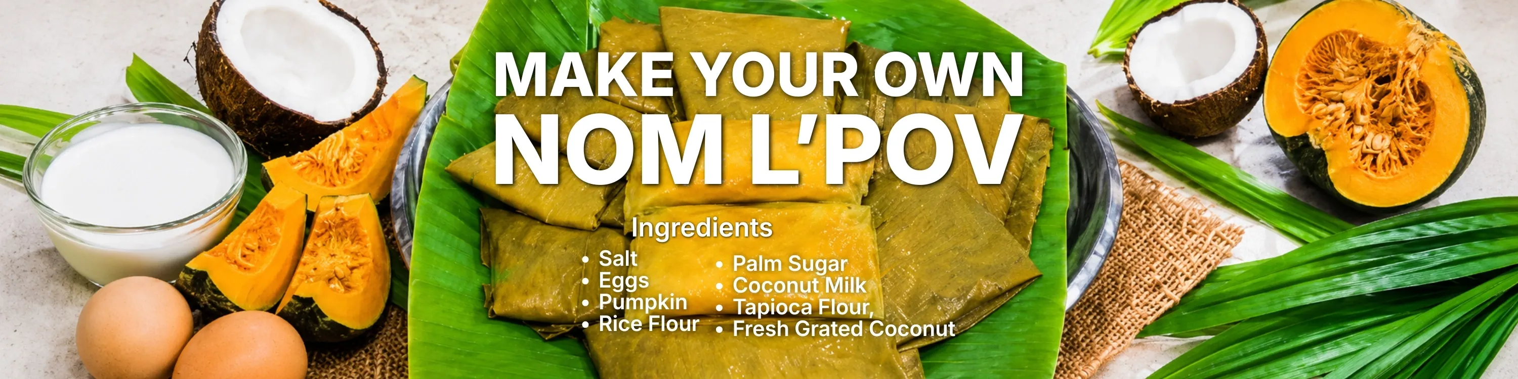Make Your Own Khmer Pumpkin Cake