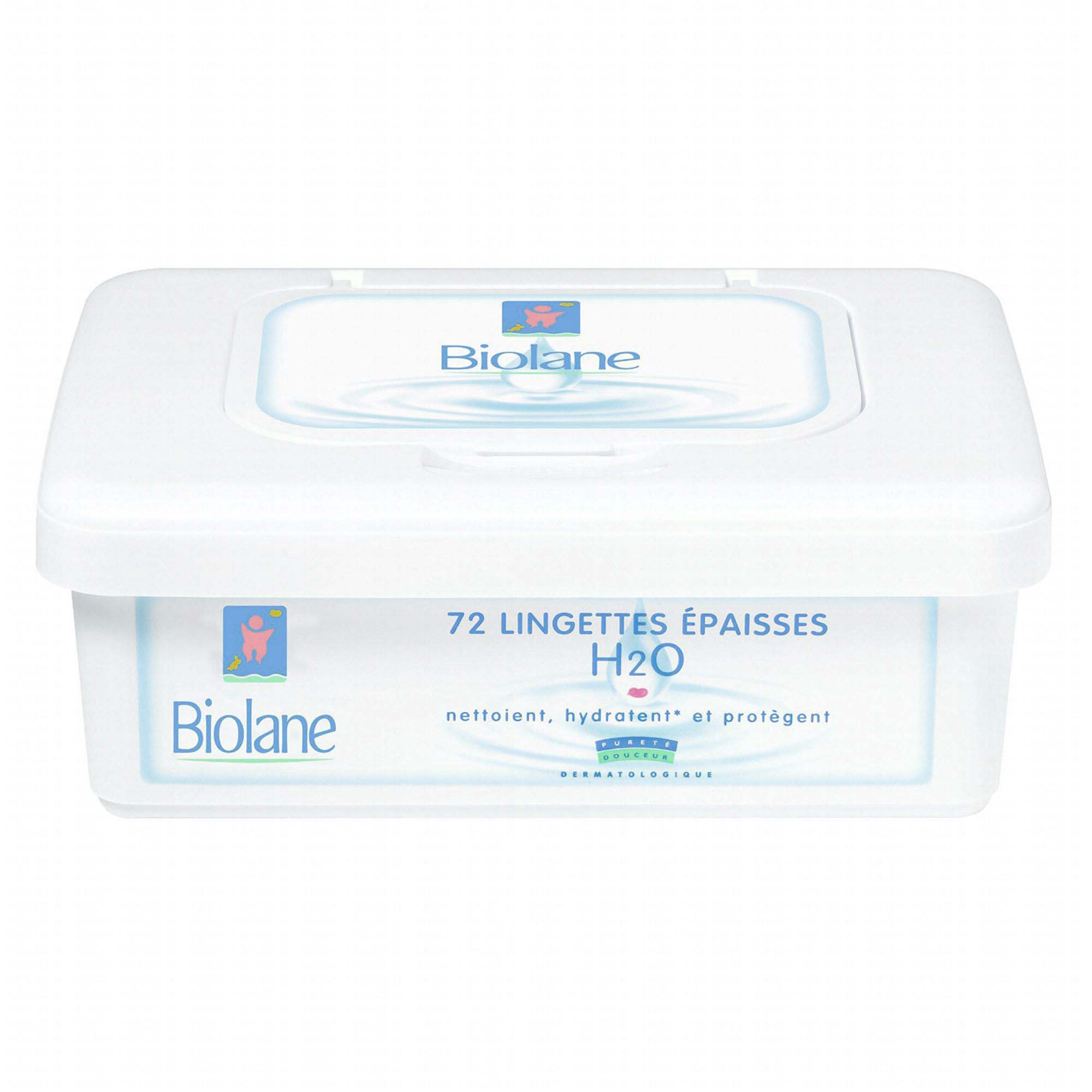 Thick H2o Baby Wipes Box Biolane