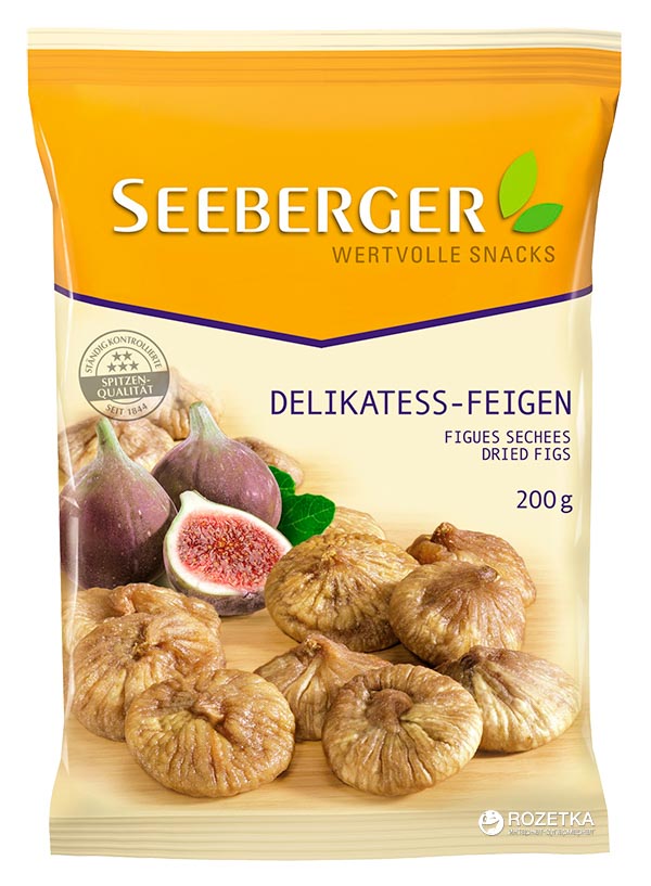 Инжир seeberger деликатесный сушеный 200г м/у (4008258235003)
